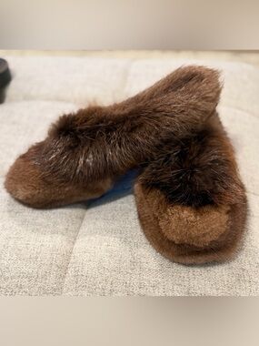 Hand Crafted Beaver Fur Moccasin Slippers from Alaska